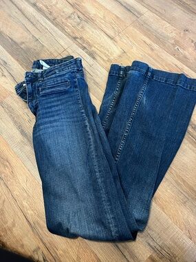 H&M Dark Blue Wide-Leg Jeans